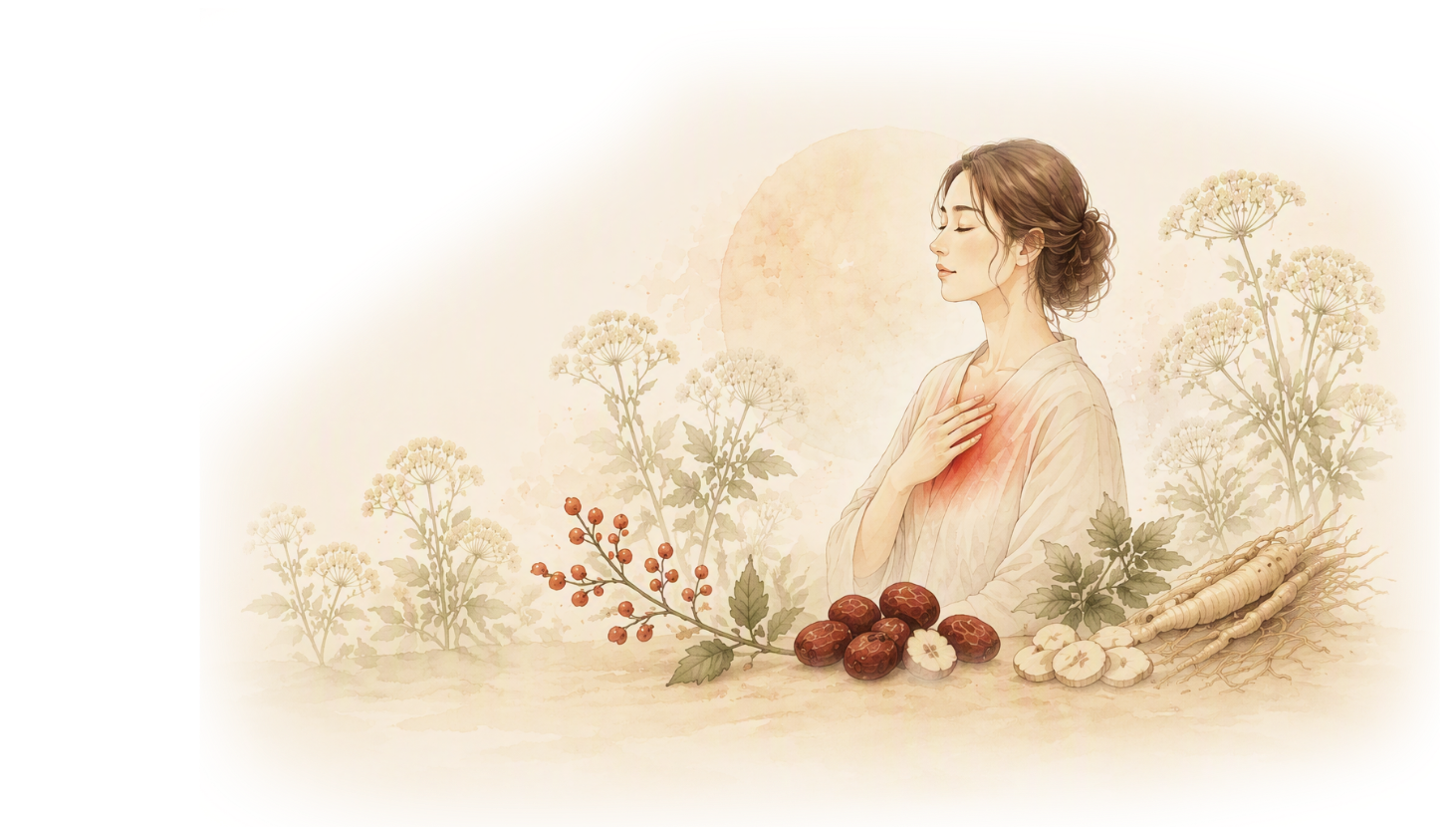血虚のイメージイラスト